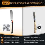 HARDTWERK Zen Japansäge klappbar (Kataba) 240 mm aus SK4 Karbonstahl für Heimwerker & Gewerbe - japanische Säge Feinsäge für Holz - Zugsäge Holzsäge – Bild 5
