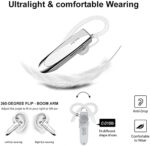 New Bee Bluetooth Headset Wireless Freisprech Telefon Bluetooth-Headset mit Mikrofon für iPhone Samsung Huawei mit 60 Tage Standby – Bild 4