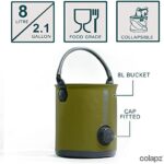 Colapz 2-in-1 Faltbarer Wasserkanister mit Hahn – Camping, Festival & Wohnmobil, BPA-frei – Bild 2