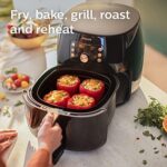 Philips Premium Airfryer, Fritteuse ohne Öl, Smart Sensing, Rapid Air und Fettentfernungstechnologie, NutriU App mit Rezepten – Bild 6