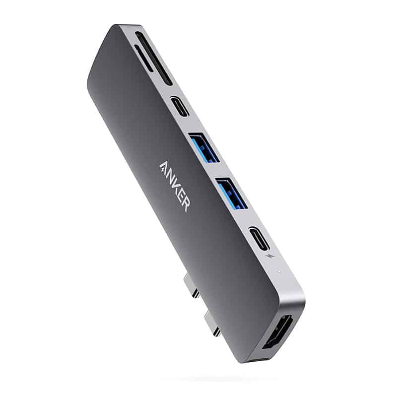 Anker 547 USB-C Hub für MacBook, Kompatibel mit USB-C Multifunktionsanschluss, 100W Power Delivery, 4K HDMI, USB-C, 2 USB-A Datenports, SD/microSD Speicherkartenleser Anker 547 USB-C Hub für MacBook, Kompatibel mit USB-C Multifunktionsanschluss, 100W Power Delivery, 4K HDMI, USB-C, 2 USB-A Datenports, SD/microSD Speicherkartenleser