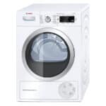 Bosch WTW875W0 Serie 8 Wärmepumpen Trockner, A+++, 176 kWh/Jahr, 8 kg, Weiss mit Glastür, AutoDry, SelfCleaning Condenser™, SensitiveDrying System [Energieklasse A+++]