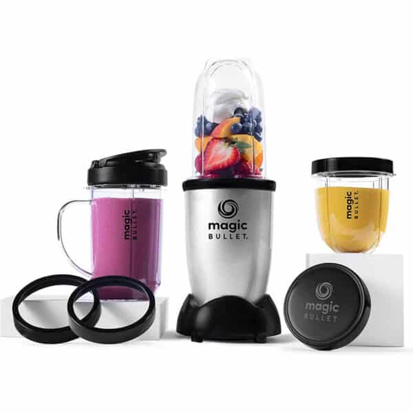 Magic Bullet, Elektrischer Mixer, Zerkleinerer, Smoothiemixer, Smoothie Maker, 200 Watt Leistung, Einfach und schnell in der Anwendung, Kompakt, Leicht zu reinigen