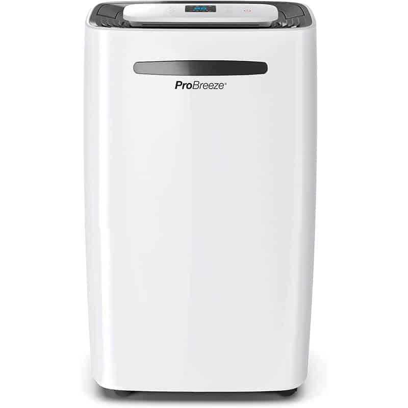 Pro Breeze Luftentfeuchter 20L in 24h Entfeuchtungsleistung - Raumgrösse ca. 195m³ (~30 m²) - mit 4 Betriebsarten, Digitalanzeige, Ablaufschlauch, Wäschetrocknung, Timer - Gegen Feuchtigkeit, Schimmel Pro Breeze Luftentfeuchter 20L in 24h Entfeuchtungsleistung - Raumgrösse ca. 195m³ (~30 m²) - mit 4 Betriebsarten, Digitalanzeige, Ablaufschlauch, Wäschetrocknung, Timer - Gegen Feuchtigkeit, Schimmel