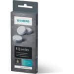 Siemens Reinigungstabletten TZ80001A, Kaffeeöl-Rückstände ideal entfernen, optimiert für das Reinigungsprogramm von Kaffeevollautomaten der Reihen EQ