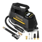 AstroAI Luftkompressor,Auto Luftpumpe Elektrisch Digital Portable air Compressor mit LCD Bildschirm 12V DC Verpackung für Auto, Fahrrad, Motorrad, Ball, Luftkissen usw. Geschenke für Männer