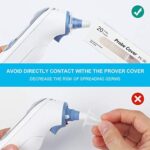 Braun Thermoscan Schutzkappe, 100-200 Stück Braun Fieberthermometer Schutzkappen Ersatzschutzkappen für alle Braun Ohrthermometer Thermoscan – Bild 3