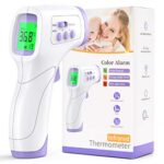 Fieberthermometer Kontaktlos KKmier Infrarotes Medizinisches Stirnfieberthermometer Digitales Temperaturmessgerät Genaue Messung für Kinder und Erwachsene