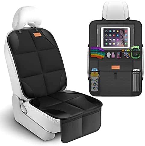 Smart eLf Kindersitzunterlage für Kindersitze - rücksitz organizer- Sitzbezugset vorne / hinten, Schützen Sie Ihren Autositz wirklich in alle Richtungen Smart eLf Kindersitzunterlage für Kindersitze - rücksitz organizer- Sitzbezugset vorne / hinten, Schützen Sie Ihren Autositz wirklich in alle Richtungen
