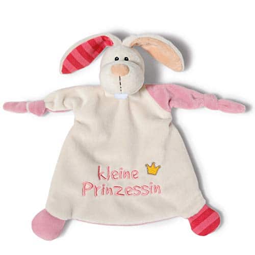NICI Schmusetuch Hase ‚Kleine Prinzessin´ 25x25 cm – Hase Schnuffeltuch ab 0+ Monaten – Hase Kuscheltuch für Babys & Kleinkinder – Baby Kuscheltier / Schnuffeltuch – Schmusetuch für Mädchen NICI Schmusetuch Hase ‚Kleine Prinzessin´ 25x25 cm – Hase Schnuffeltuch ab 0+ Monaten – Hase Kuscheltuch für Babys & Kleinkinder – Baby Kuscheltier / Schnuffeltuch – Schmusetuch für Mädchen