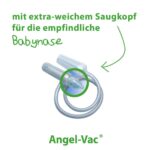 Nasensauger Baby Angel Vac EXTRA WEICHER SAUGKOPF Das Original Für Standard Staubsauger Nasensauger Baby seit 25 Jahren Nasensekretsauger – Bild 2