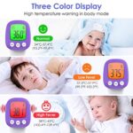 IDOIT Fieberthermometer kontaktlos infrarot Thermometer für Baby Erwachsene,Stirn Körper Objekt digital Stirnthermometer Fieber Thermometer innen aussen mit genauen Messungen,Fieberalarm,Speicherabruf – Bild 4