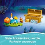 LEGO 43192 Disney Princess Cinderellas Königliche Kutsche, Pferdespielzeug mit 2 Mini-Puppen und 2 Pferde-Figuren für Jungen und Mädchen ab 6 Jahren – Bild 3
