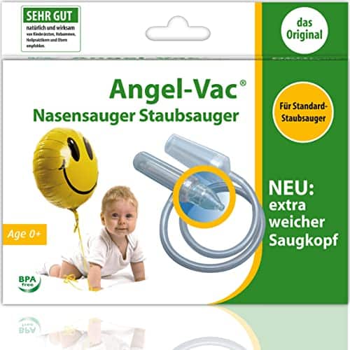 Nasensauger Baby Angel Vac EXTRA WEICHER SAUGKOPF Das Original Für Standard Staubsauger Nasensauger Baby seit 25 Jahren Nasensekretsauger Nasensauger Baby Angel Vac EXTRA WEICHER SAUGKOPF Das Original Für Standard Staubsauger Nasensauger Baby seit 25 Jahren Nasensekretsauger