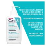 CeraVe Porentiefe Reinigung für das Gesicht, Schäumendes Reinigungsgel gegen Pickel, Für unreine und zu Akne neigender Haut, Mit Tonerde und Niacinamid, 1 x 236 ml – Bild 2