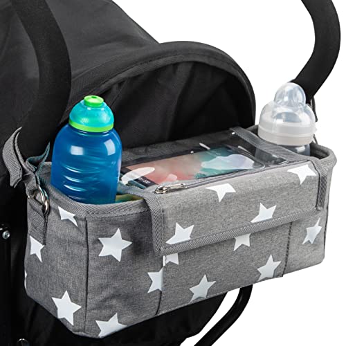 Kinderwagen Organizer, Buggy Organizer mit wasserfestem Regenschutz Kinderwagen Organizer, Buggy Organizer mit wasserfestem Regenschutz