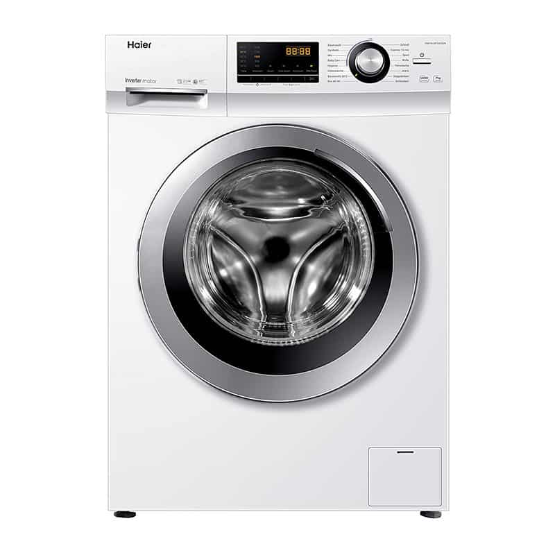 Haier Waschmaschine, A beste Effizienz, Inverter-Motor, Dampf-Funktion, Vollwasserschutz / ABT / Eco 40-60 Programm Haier Waschmaschine, A beste Effizienz, Inverter-Motor, Dampf-Funktion, Vollwasserschutz / ABT / Eco 40-60 Programm