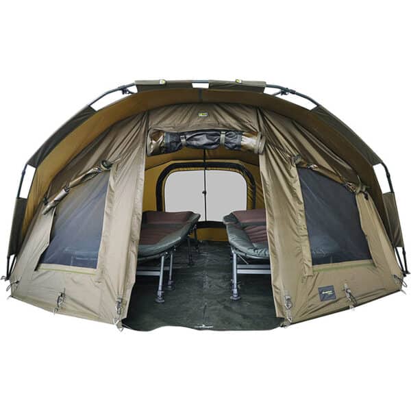 MK-Angelsport "Fort Knox 1-2 Personen Zelt Karpfenzelt Angelzelt komplettes Set inkl. Gummihammer Dome Bivvy