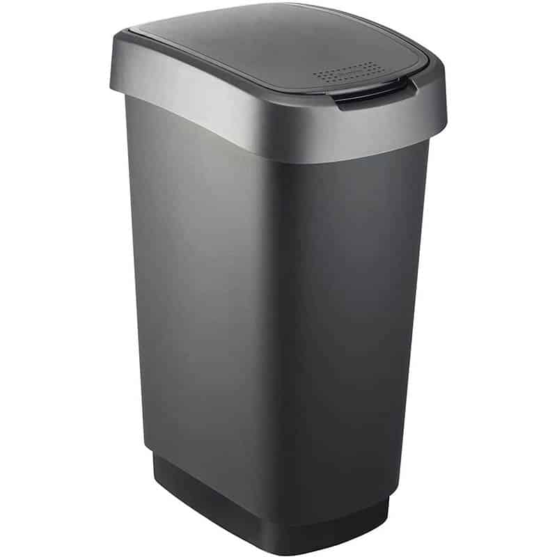 Rotho Twist Mülleimer 50l mit Deckel, Kunststoff (PP) BPA-frei Rotho Twist Mülleimer 50l mit Deckel, Kunststoff (PP) BPA-frei