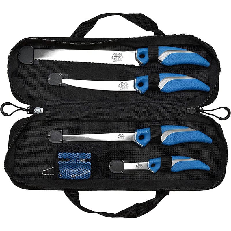 Cuda Anglermesser und Schärfer - Set, 6-teilig Cuda Anglermesser und Schärfer - Set, 6-teilig