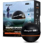 DEEPER SMART Sonar PRO+ 2 Fischfinder Echolot – auswerfbar mit Tiefenmesser und GPS-Sender | Technik-Gadgets zum Angeln im Kajak, Boot oder beim Eisangeln | Angelzubehör mit kostenloser App