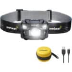 Everbeam H6 Pro LED Stirnlampe mit Bewegungssensor, 650 Lumen, 30 Stunden Laufzeit, 1200 mAh Akku, wiederaufladbar, wasserdicht, USB-Kopflampe, Taschenlampe, für Camping, Wandern, Angeln, Handwerker