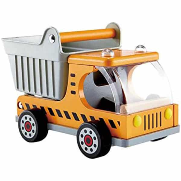 Hape – Kipplaster, Riesen Bagger, Baustellen-Fahrzeug für Kinder, ab 3 Jahren