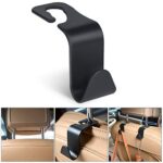URAQT Kopfstützen Auto Haken, 6 Stück Autositz Rücksitz Organizer Kunststoff Haken KFZ Auto zubehör Innenraum für Kopfstütze Kleiderbügel Handtaschenhalter Taschenhaken – Bild 6