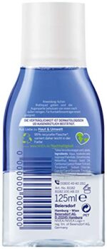 NIVEA Double Effect Augen Make Up Entferner (125 ml), Make Up Entferner für die sensible Augenpartie, Gesichtsreiniger entfernt extrem wasserfestes Make Up – Bild 2