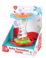 Geschenkkorb Geschenk zur Geburt oder Taufe mit Spieluhr Fisher Price Rassel uvm – Bild 3