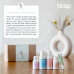 boep Geschenkset, Baby probiert boep, Erstausstattung mit Badeöl, Mandelöl, Babyshampoo, Babylotion und Lippenbalsam, Zertifizierte Naturkosmetik, Babyerstausstattung – Bild 2