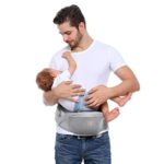GAGAKU Baby Hüftsitz Leichte Taille Hocker 4 Tragepositionen für Kinder 0-36 Monate Neugeborenes – Bild 5