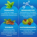 Nagelpilz Behandlung Schnell Intensiv mitt Glycerin | Mittel gegen nagelpilz öl | Antifungal Nagelpflege Ohne Wasser | 75ML XL – Bild 4