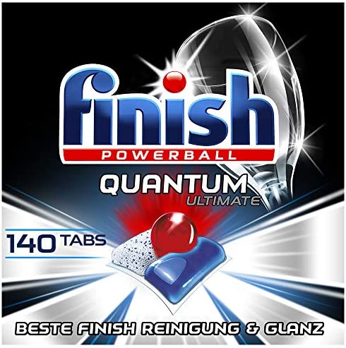 51US1LSzDL._AC_.jpg Finish Quantum Ultimate Spülmaschinentabs – Geschirrspültabs mit 3-fach Wirkung – Kraftvolle Reinigung, Fettlösekraft und Glanz – Bild 1