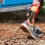 POWERLIX Sprunggelenkbandage 2 Stück, Professionelle Knöchelbandage für Damen/ Männer Kompressionssocken Fussbandage für Plantarfasziitis, Arthritis, ACL, Gelenkschmerzen,Fersensporn – Bild 6