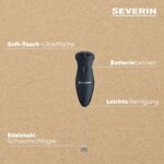SEVERIN Milchaufschäumer Stab, kompakter Milchschäumer aus Edelstahl, elektrischer Milchaufschäumer mit Batteriebetrieb und einfacher Handhabung, inkl. 2 Batterien, – Bild 4