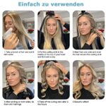 Lockenwickler Locken Ohne Hitze, Heatless Curls Band Seidenhaar Lockenwickler, Heatless Hair Curler mit Haarnadel, Wave Formers über Nacht, Hair Curler no Heat DIY Frisurenset, für langes Haar – Bild 6