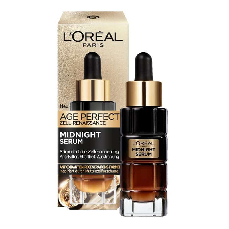 61VxT8B2CTL._SL1100_ L'Oréal Paris Anti-Aging Nachtserum zur Förderung der Zellregeneration, Mit Antioxidantien und Vitamin E, Age Perfect Zell Renaissance Midnight Serum, 30 ml – Bild 1