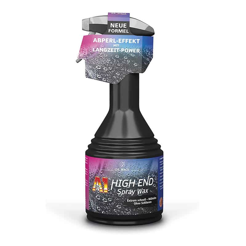 710sVBvI6QL._AC_SL1500_ DR. WACK A1 High-End Spray Wachs 500 ml – Autowachs mit Abperl-Effekt, langanhaltender Schutz & Glanz für alle Lackarten – Bild 1