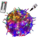 Fb+timer+8 Modi / Transp. Kabel / Bunt