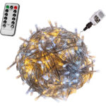 Fb+timer+8 Modi / Transp. Kabel / Warm-kaltweiss