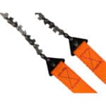 Nature is Adventure: Carbonstahl Handkettensäge mit 33 Zähnen inkl. Gürteltasche - Survival- und Gartensäge