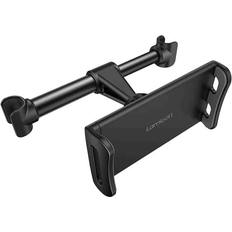 lamicpoll Lamicall Tablet Halterung Auto, Universal Tablet Halterung - KFZ-Kopfstützen Halterung Halter für 2022 iPad Air Mini 2 3 4, Pro 9.7, 10.2, 10.5, 11, Samsung Tab, Smartphone und Tablet mit 4,7-11 Zoll – Bild 1