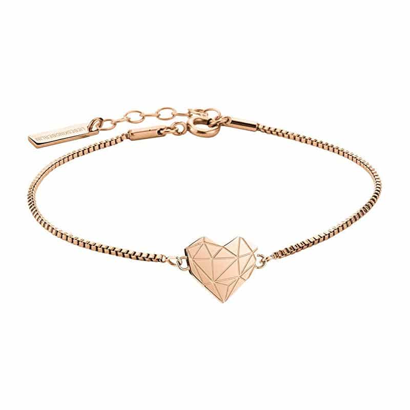 rosegold LIEBESKIND Berlin Damen Armband Herz Edelstahl – Bild 1