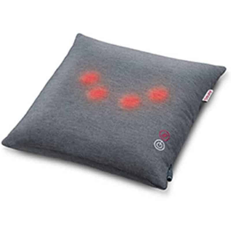 40x40 Beurer MG Massagekissen mit Wärmefunktion, 4 Massageköpfe, Abschaltautomatik, waschbarer Bezug, für Schultern, Nacken, Rücken und Beine – Bild 1