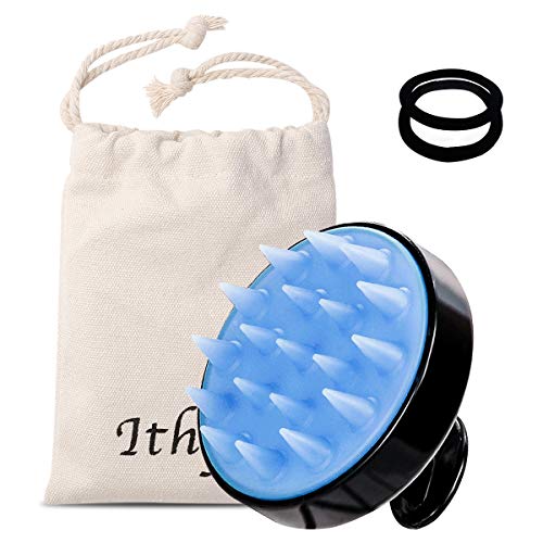 41XSb8X8TsL.jpg Ithyes Shampoo Bürste Silikon Kopfhaut Massager Haarbürste Nasstrockener Kamm Kopf Gummipflege verbessert die Durchblutung für Männer Frauen Haustiere – Bild 1