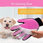 BYETOO Premium Fellpflegehandschuh für Hund & Katze, Hundehaare & Katzenhaare entfernen inkl. Massageeffekt, Fellpflege mit dem Katzen Handschuh & Hunde Handschuh – Bild 3