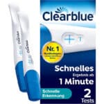 Clearblue Schwangerschaftstest Schnelle Erkennung