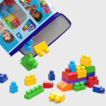 Mega Bloks Bausteine – 60 Stück, ab 1 Jahr, mit Aufbewahrungsbeutel