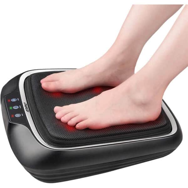 RENPHO Fussmassagegerät mit Wärme, Shiatsu Elektrisches Fussmassagegerät Einstellbare Massagegeschwindigkeit, Fussmassagegerät